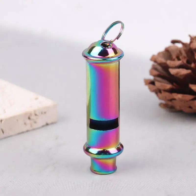 Outdoor Survival Whistle Pendant Keychain High Decibel Portable Rescuing Signaling Whistles Camping Tool Multifunction Whistle