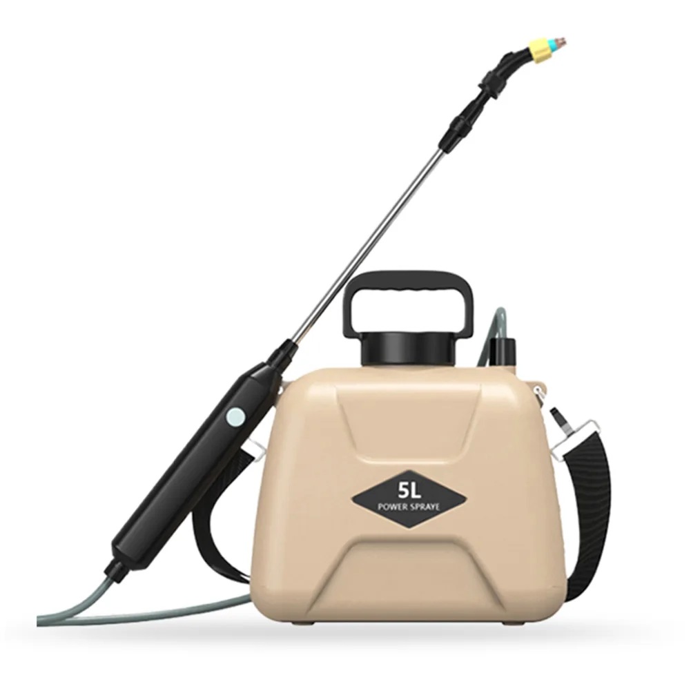 

Electric Garden Sprayer with Telescopic Rod 5L Electric Plant Sprayer USB Charging Handheld Plant Sprinkler Garden Watering Tool