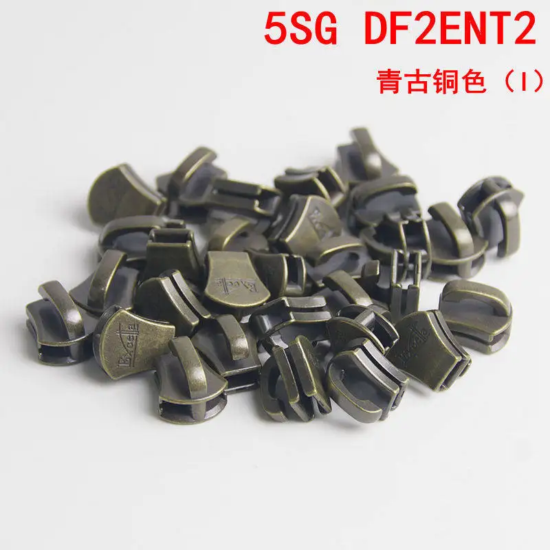 100 Stück japanische Metallschieber YKK Excella Reißverschlussköpfe für Kleidung, Gepäck, Lederzubehör 5SGDF2ENT2 – Detail 3