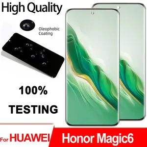 Bilashmart 6.78 OLED Display With Frame Honor Magic6 LCD BVL AN00 Touch Screen Honor Magic 6 Repair Part Replacement