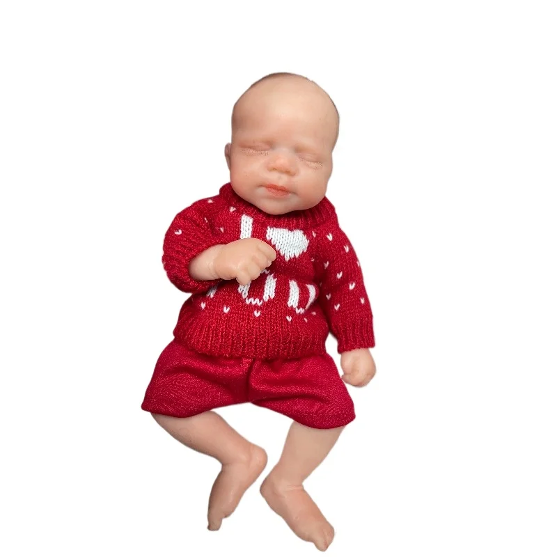 Muñeca de arte coleccionable de alta calidad, 10 pulgadas, hecha a mano, de silicona de platino sólida, súper suave, Flexible, elástica, Reborn Pascale, regalo de Navidad