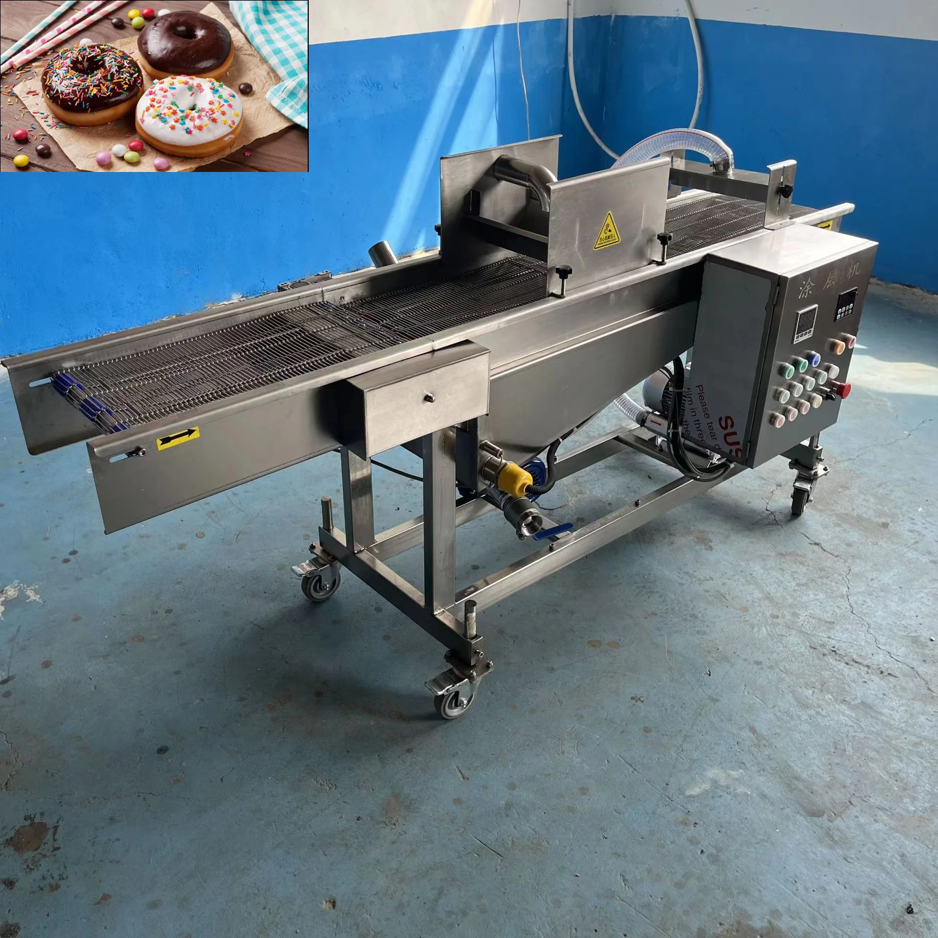 Chocolate Melting Tempering Moulding Filling Enrobing Coating Cooling Machine