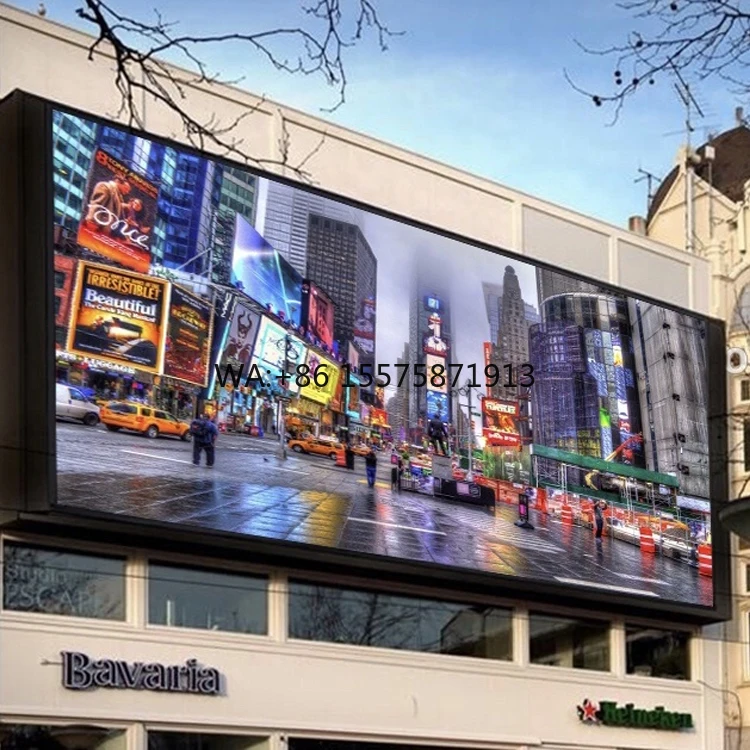 Smd3535 Rgb 10Mm High Brightness Ip65 Led Display Panel Front Service Led Billboard P10 Outdoor Led Advertising Screen
