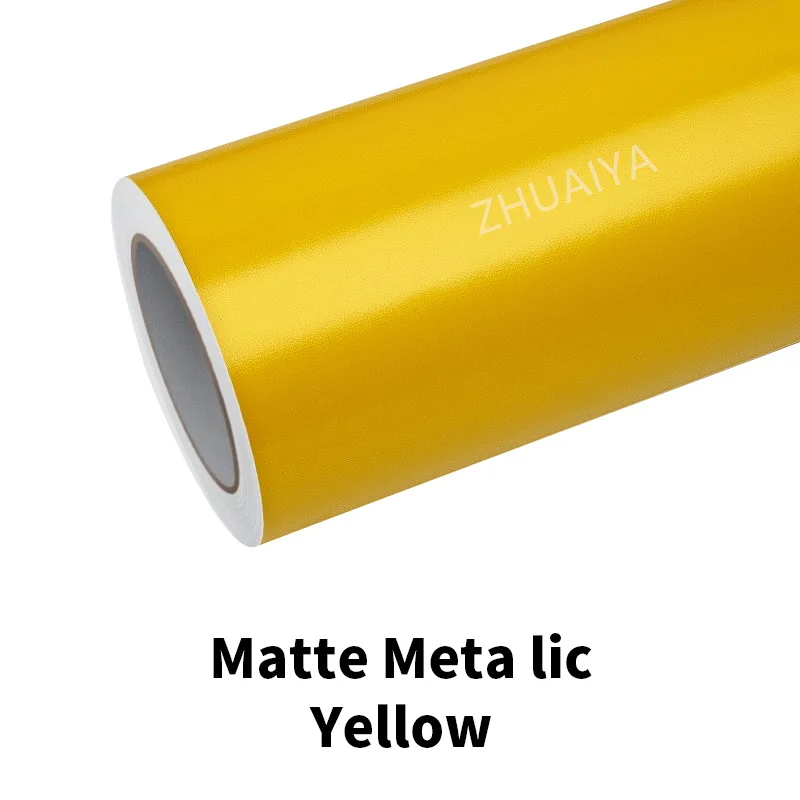 ZHUAIYA Matte Metallic Brown Vinyl Wrap film wrapping film bright 1.52*18m roll quality Warranty covering film voiture