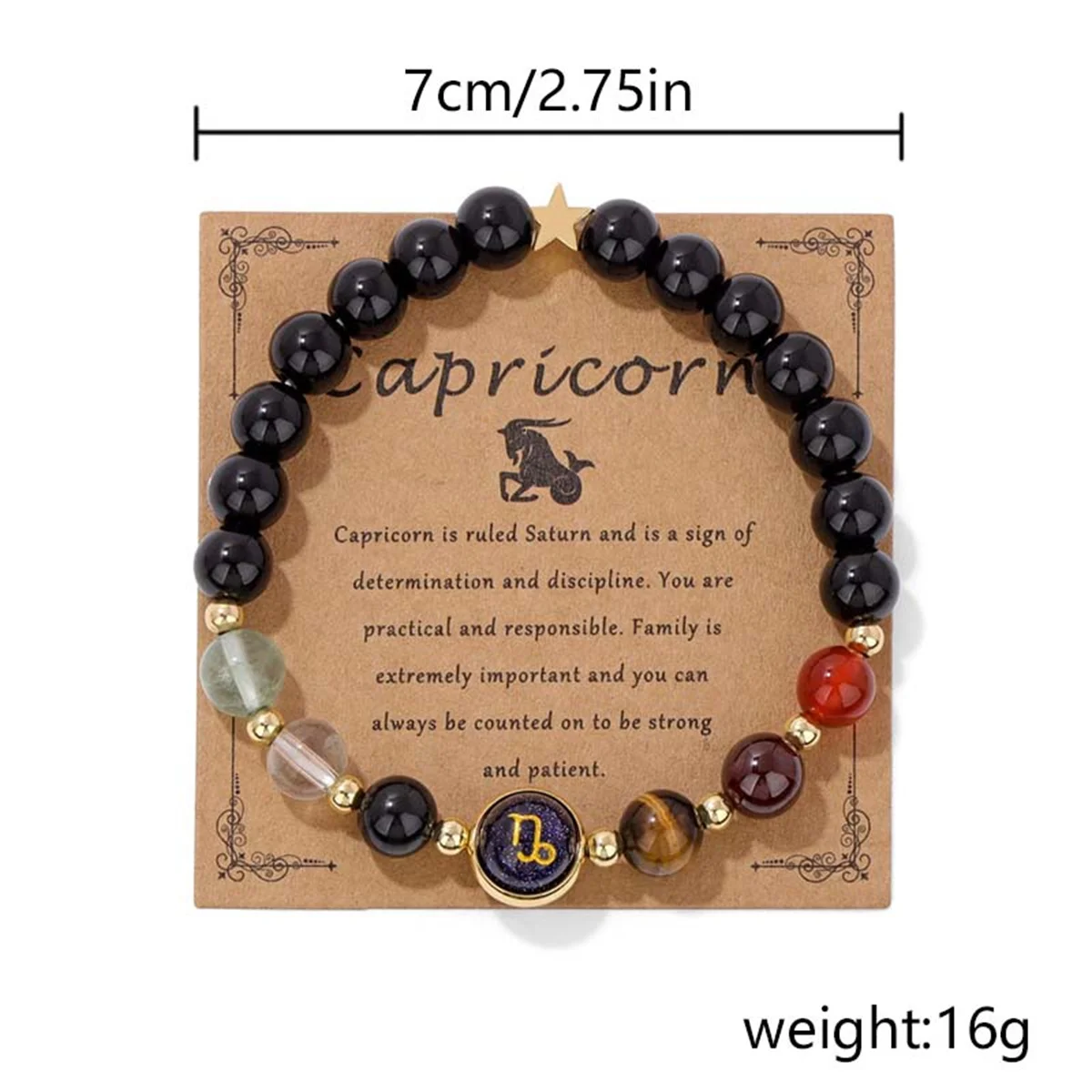 12 Zodiac Signs Constellation Charm Bracelets For Women Men Fashion Black Obsidian Stone Beaded Bracelet Virgo Leo Libra Jewelry