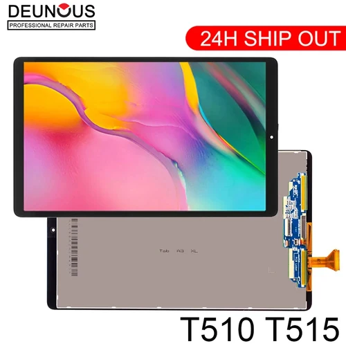 Imagen 1 del producto Nuevo reemplazo LCD 10,1 ""para Samsung para Galaxy Tab A 10,1(2019) WIFI T510 SM-T510 T510N pantalla LCD montaje de pantalla táctil T515