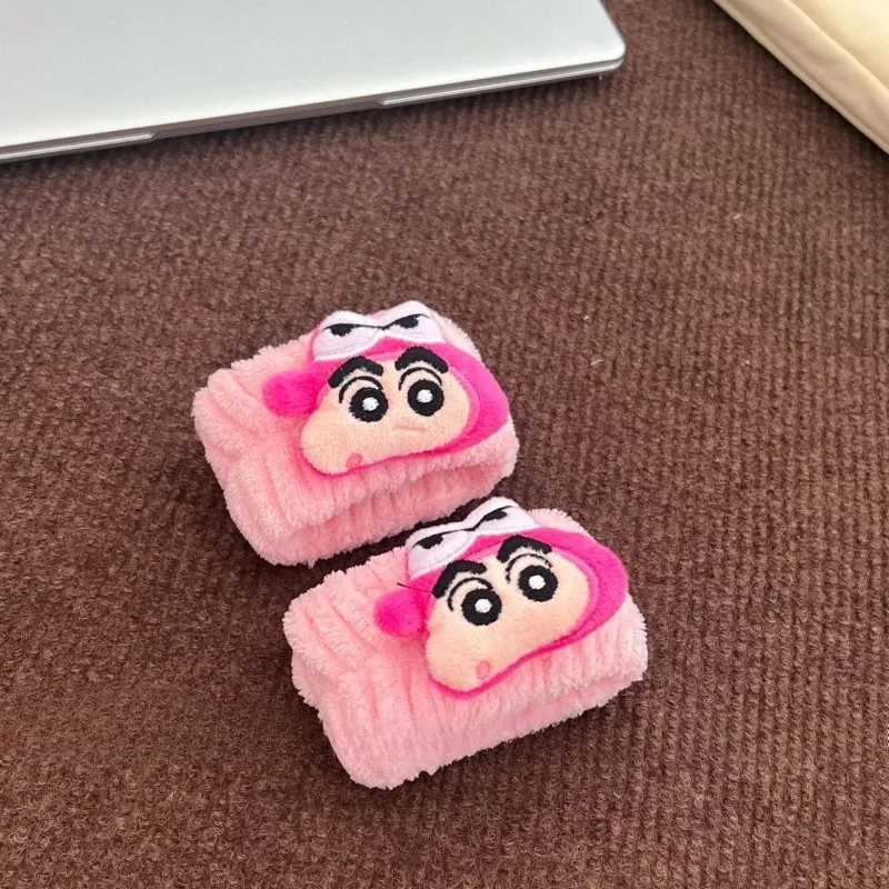 Neues Crayon Shin-chan Kreatives Persönlichkeits-Gesichtswasch-Armband, Saugfähiges Armband zum Waschen, Kann als Haargummi Verwendet Werden – Detail 2