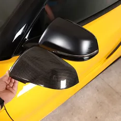 For Toyota GR Supra MK5 A90 2019-2026 ABS Carbon Fiber Car Rearview Mirror Protective Cover Trim Sticker Car Accessories