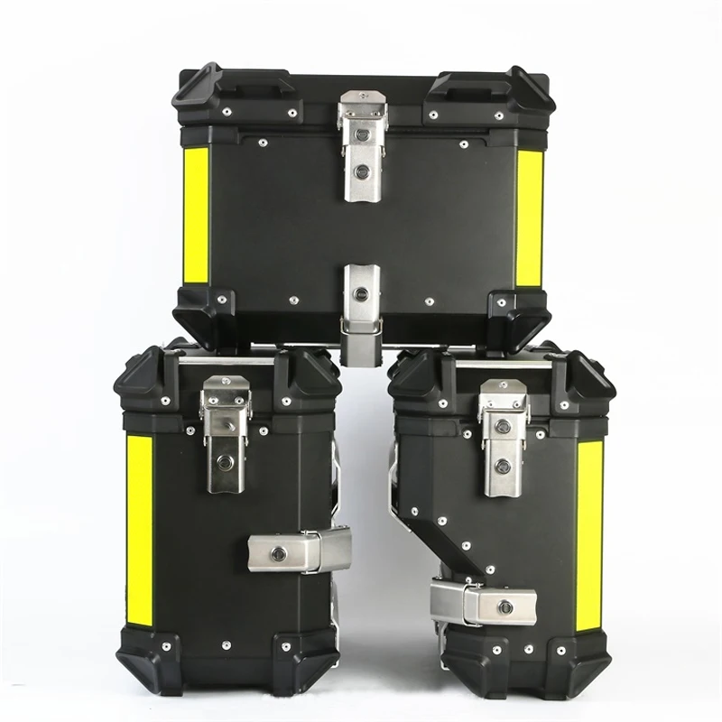 Bks 45l + 38l caixa preta 58 lt x bm.w caixa lateral acessórios para motos peças e acessórios da motocicleta liga superior tronco caixas traseiras