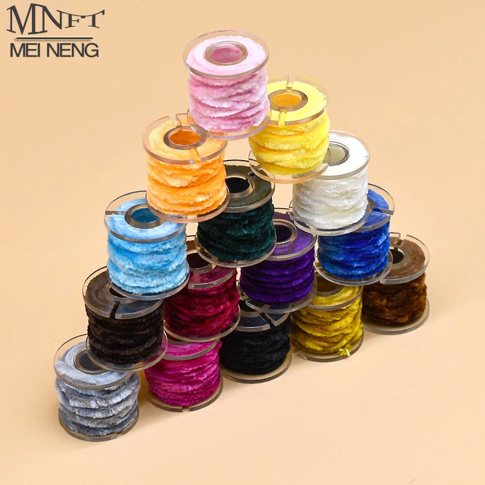 Chenilla oropel multicolor para atar moscas de pesca - imagen 3