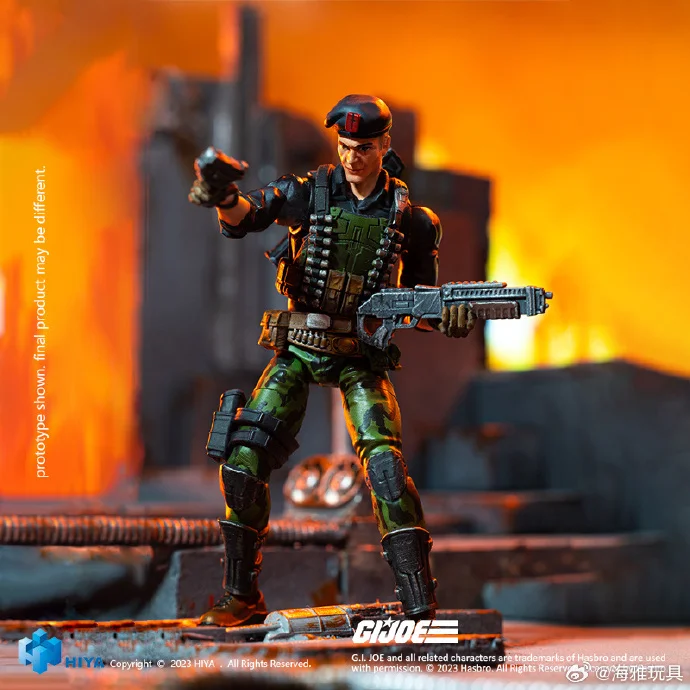 In Voorraad HIYA Prachtige MInI G.I.Joe Flint 1/18 Soldaat Poppen Animatie Action Figure Speelgoed Gift Model Collectie Hobby