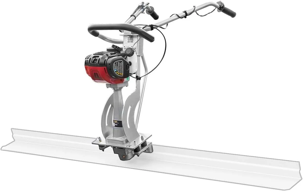 

1.5HP Gas Concrete Power Screed Cement Finishing Vibrating Motor Concrete Surface Smoother Finisher Screed (Machine Only) New