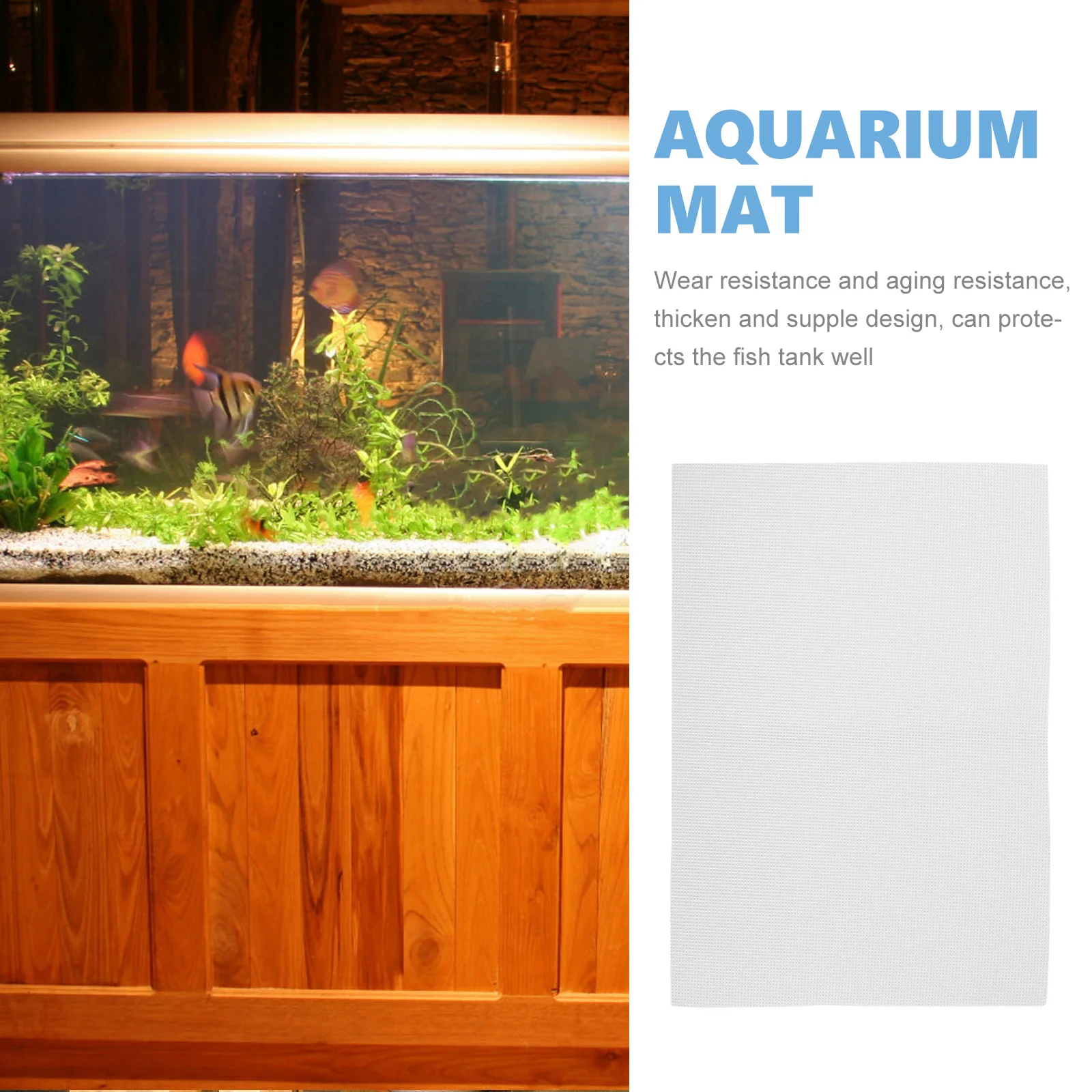 

Fish Tank Mat Thicken Aquarium Bottom Pad Shockproof Nonslip Foam For Aquarium Accessories Terrarium Pad