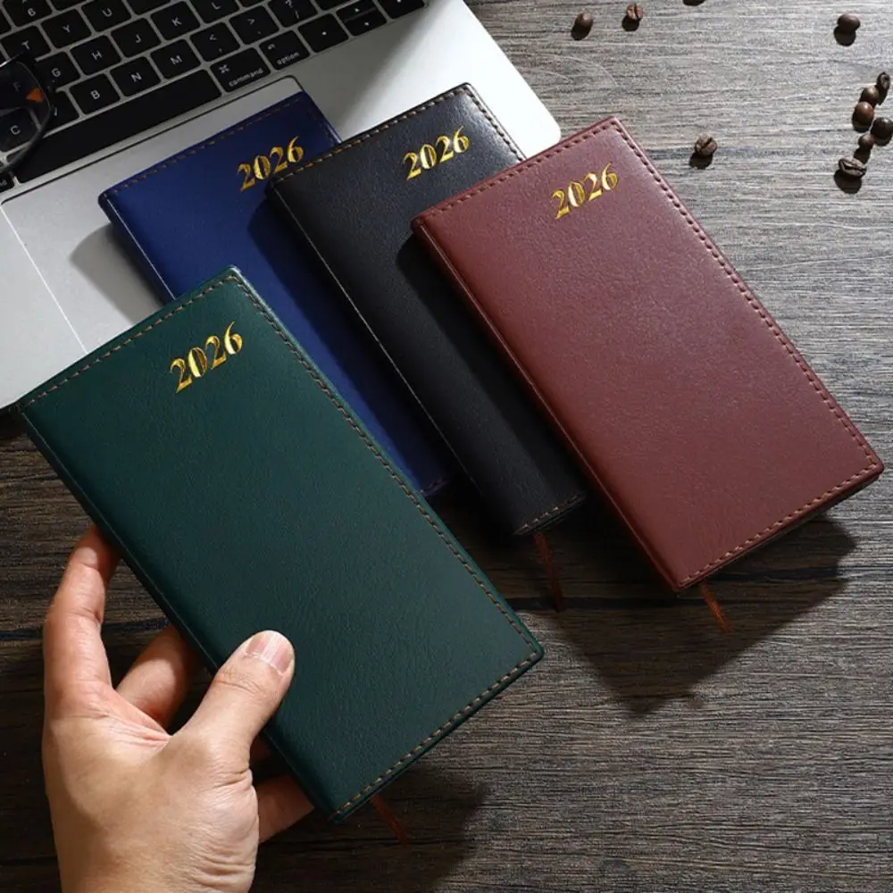 

High Quality A6 2026 Agenda Book To Do List with Calendar Daily Weekly Planner English Notepad Students