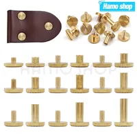 10sets Solid Brass Chicago Screws Nail Stud Rivets Floral Sun Pattern Design For Photo Album Leather Craft Belt Wallet Fasteners