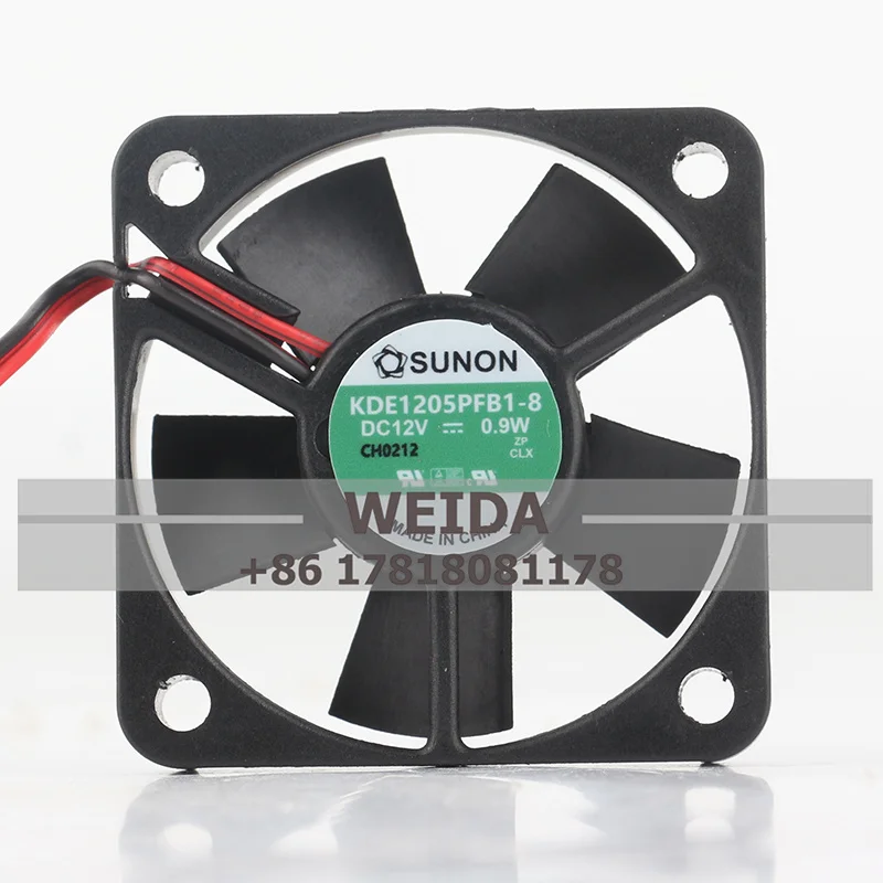 

Original SUNON DC12V 0.9W 5010 5CM KDE1205PFB1-8 50*50*10MM CPU notebook cooling fan