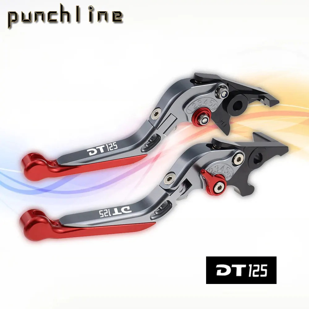 

Fit For DT125 R DT125 RL DT125RL Motorcycle CNC Accessories Folding Extendable Brake Clutch Levers Adjustable Handler Set