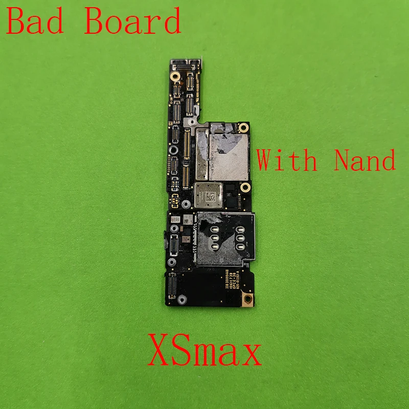 Damaged Board Bad Motherboard With NAND For iPhone X XR XS 11 12 Pro Max Disassembly Technical Skill Training Maintenance