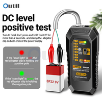 ANENG M469A Networking Analyzer RJ45 RJ11 LAN Cable Tester Finder Multi Wire Tracker Receiver with Flashlight for Network Repair