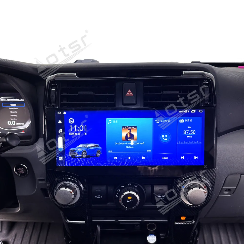 12.3 Inch Android 14 For Toyota 4Runner 2010-2022 display Gps Navigation Carplay Car Radio HD Touch screen Stereo Auto Head Unit