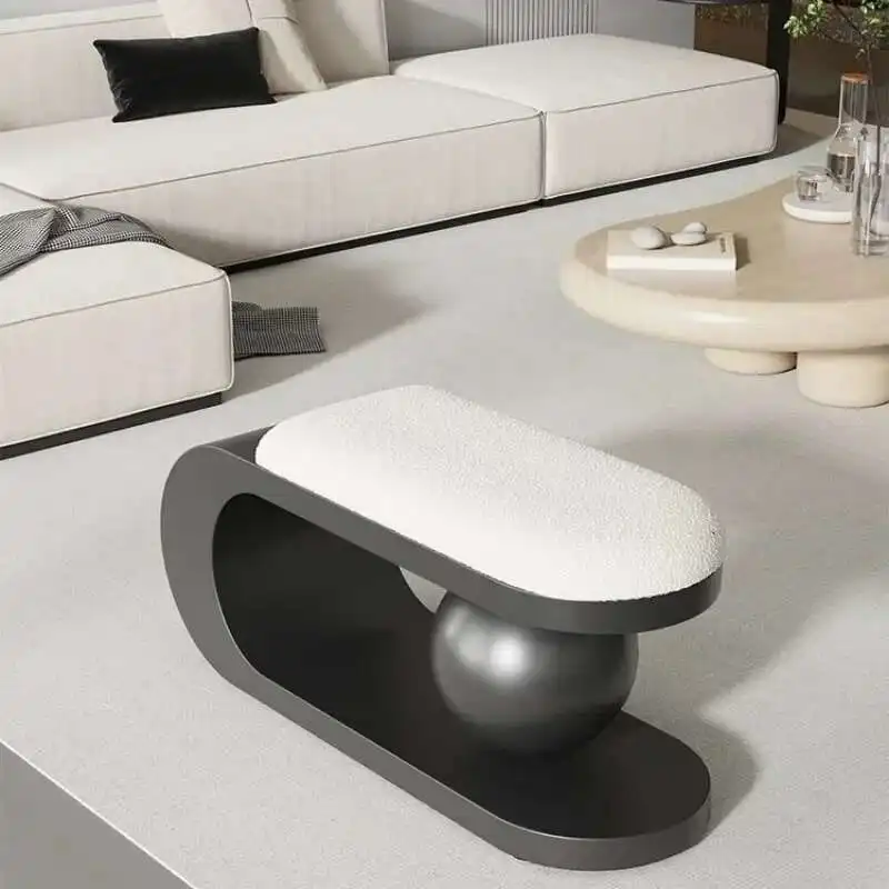 

Nordic Light Luxury Home Furnishings, Shoe Changing Doors, Living Room Sofa, Bar shoe Stool,Creative Low Stool,Simple shoe Stool