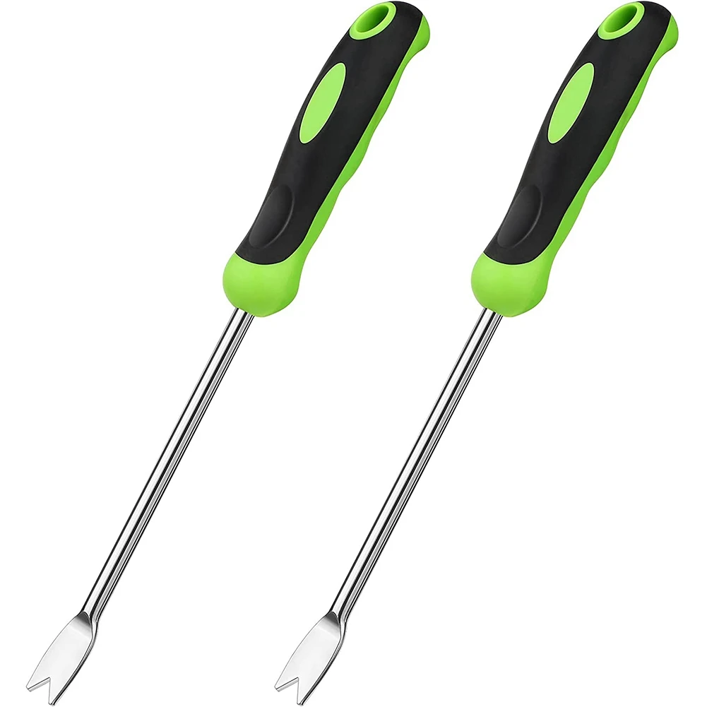 

2 Pieces Hand Weeder Tool Garden Weeding Tool Weeder Tool , Stainless Steel Garden Lawn Transplant Gardening Plant Tool