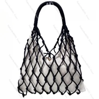 

and-woven beach bag niche design new slim triangular underarm shoulder handbag