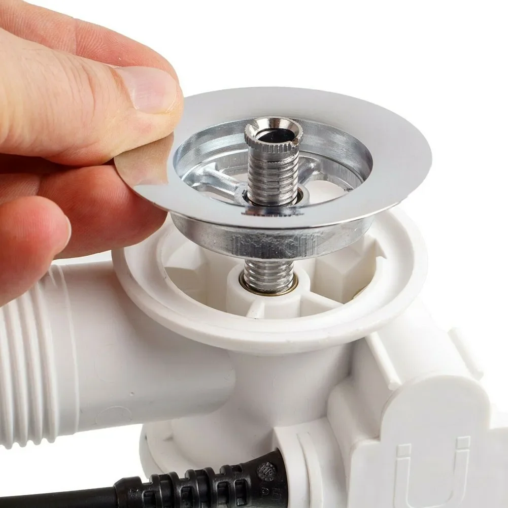 Kitchen Fixture  Parts 1/2/5pc 35mm 45mm Kitchen Sink Basket Strainer Screws Waste Stainless Steel Threaded Screw  Connector