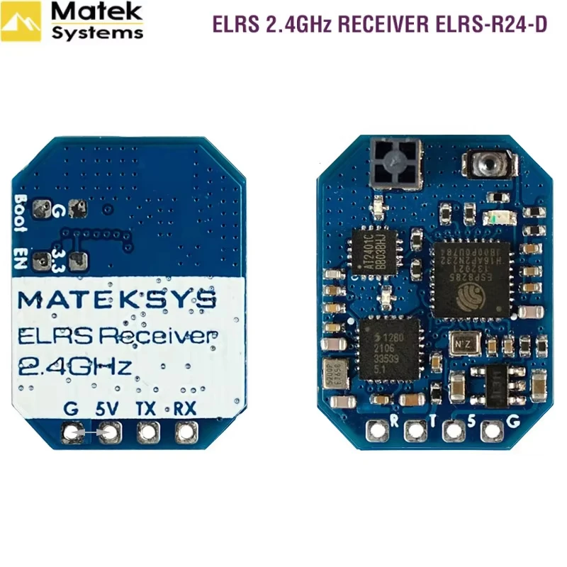 MATEK R24D ELRS-R24-S ELRS-R24-D 2.4G Receiver ExpressLRS CRSF for RC FPV Racing Freestyle Nano Micro Mini Long Range Drone