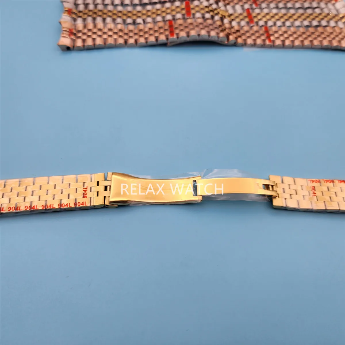 20mm Stainless Steel Five Baht Presidential Band Suitable for Perpetual 36mm 39mm 40mm Case