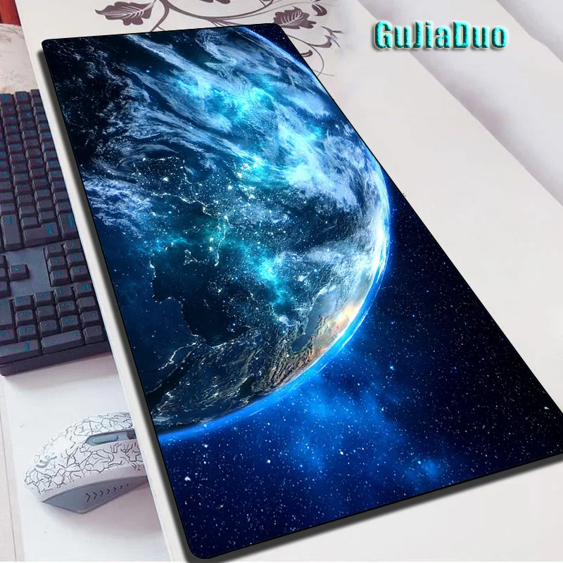 

80x40 Space Mouse Pad Gamer XXL Waterproof Non-slip Notebook Keybaord Table Desk Mat Gaming Hoom Accessories Art Mousepad Carpet