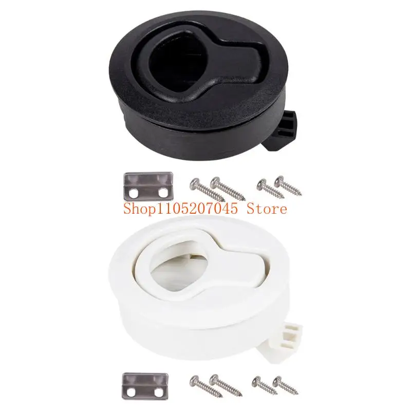 

37cd Professional Boat Floor Flush Handle ABS Marine Grade Corrosion Resistant Tool Free Installation for Camping Yacht