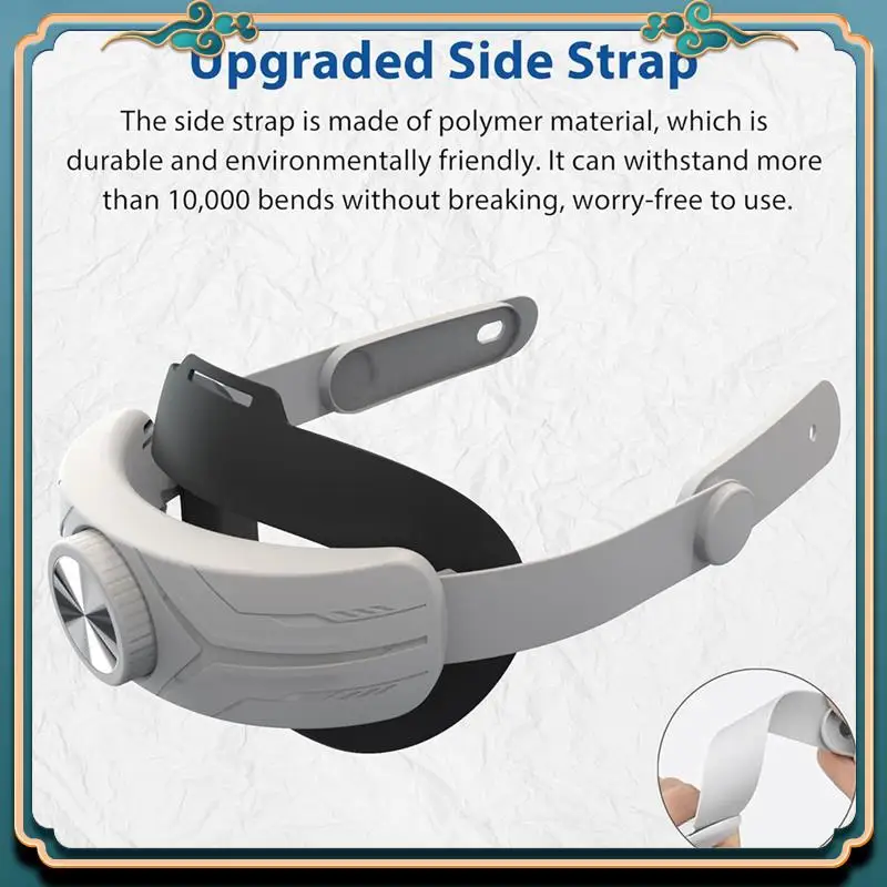 (New)-Head Strap Accessories Compatible For Quest 3 DOBEWINGDELOU Parts Accessories Elite Strap For Enhanced Comfort Adjustable