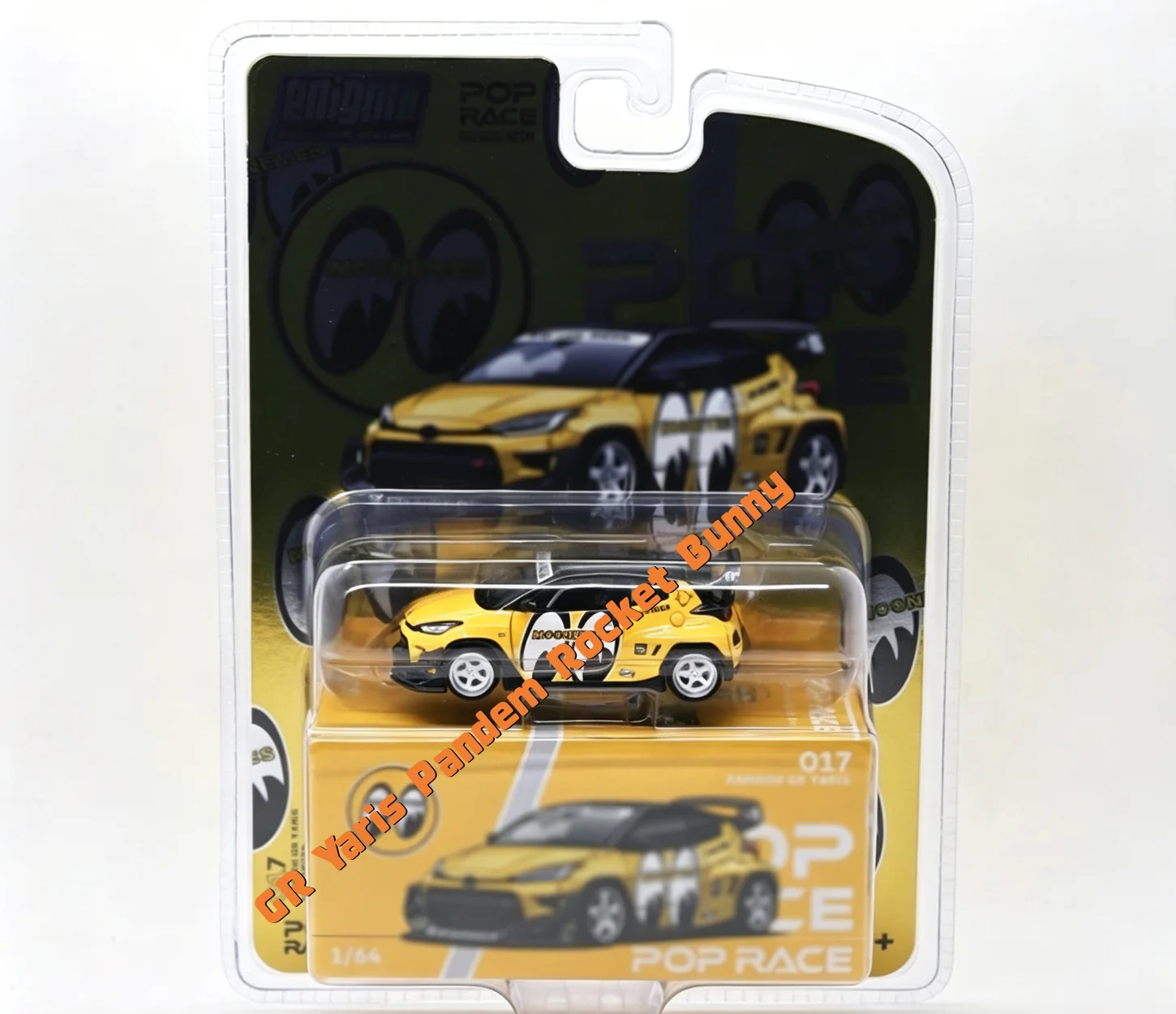 Enigma x Pop Race 1:64 GR Yaris Pandem Rocket Bunny JDM Diecast Model Car Alloy