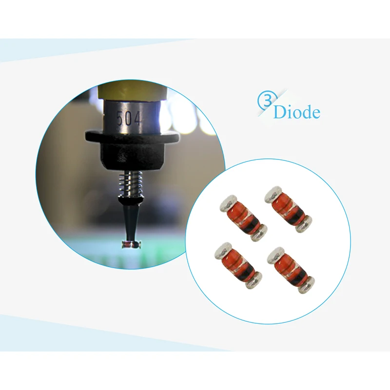 Compatible JUKI Pick and Place Nozzle SMT Spare Parts High Precision Replacement Suction Nozzle for Electronic Assembly