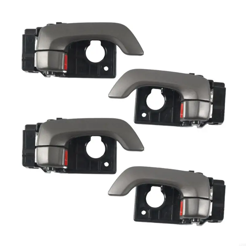 

124b 4pcs ABS Дверные ручки Стильное обновление интерьера легко установить ручку для автомобиля