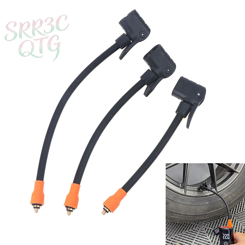 M6-Gewinde-Luftspannzange mit Luftschlauch, Standard-Reifenventil mit feinem Gewinde, geeignet für integrierte M6-Gewinde-Luftpumpen