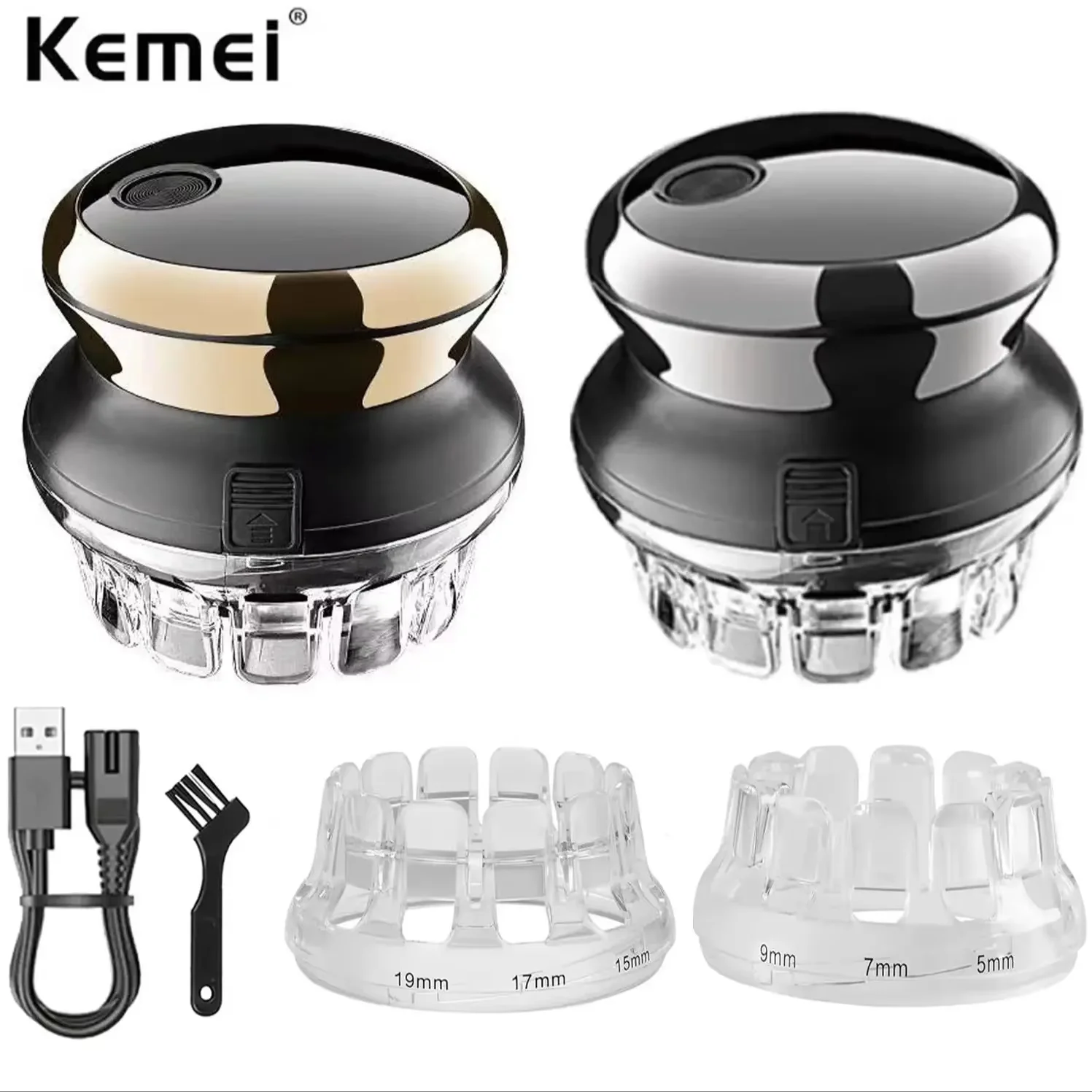 

Полностью автоматическая мужская машинка для стрижки волос Kemei с лезвием, вращающимся на 360 градусов, электрическая машинка для стрижки, универсальная машинка для стрижки с USB-зарядкой KM-887