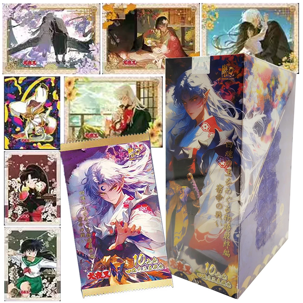 

Коллекционная карта Inuyasha, фантазийное приключение, аниме, красивый персонаж Sesshoumaru Rin, забавная ограниченная карта, подарок-сюрприз для друзей