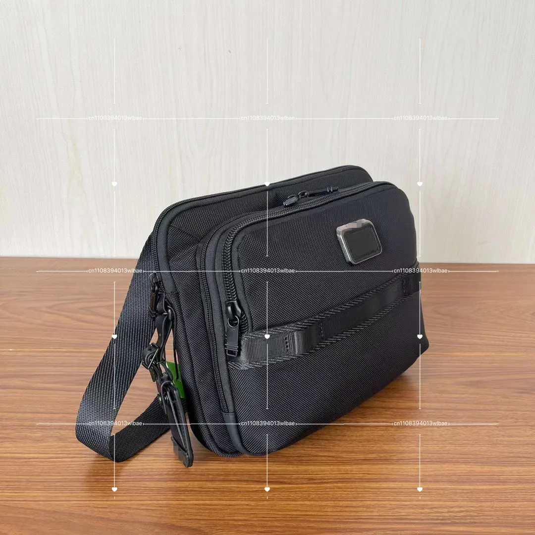 

Ballistic Nylon Men's Horizontal Small Square Bag One Shoulder Crossbody Bag Business Casual Portable Lightweight Waterproof