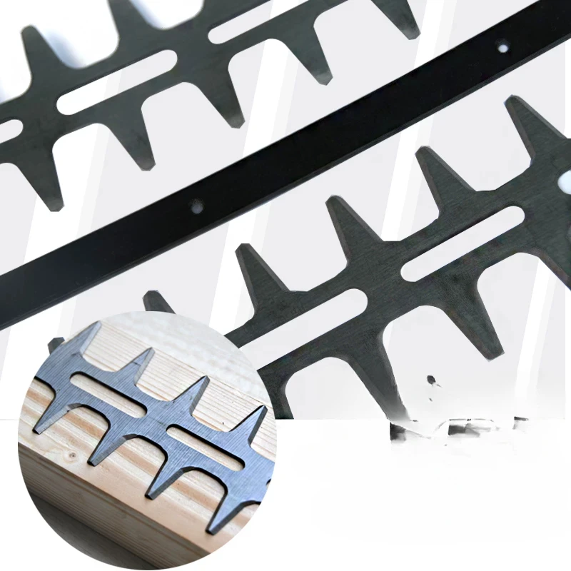 Straight & Curved Cutting Blade Repair Spare Part For Omak 8863 Single‑hand Lithium Hedge Trimmer Garden Pruner Replacement