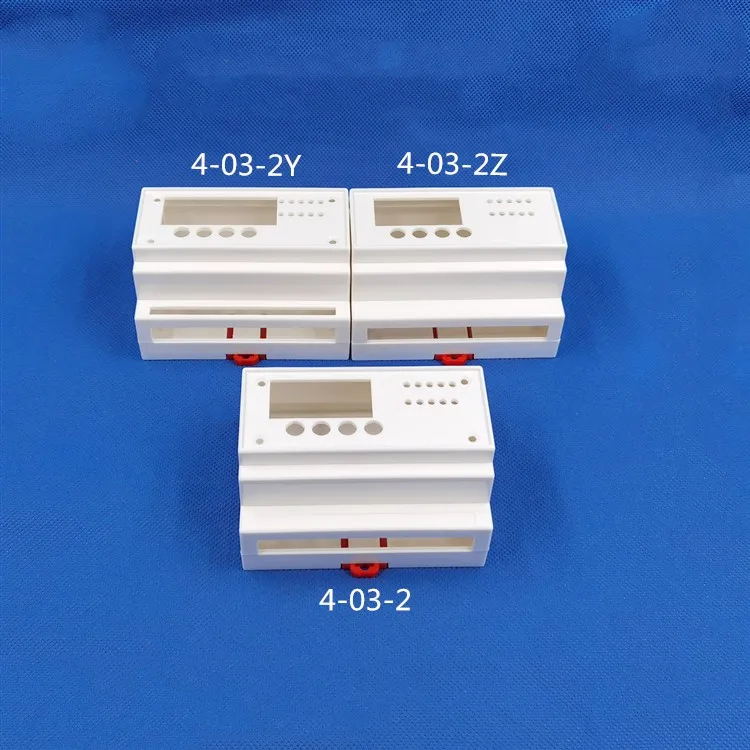 

1pcs PLC DIN 35-Rail Instrument Housing Standard Box 4-03-2 88x107x59MM ABS Plastic Shell