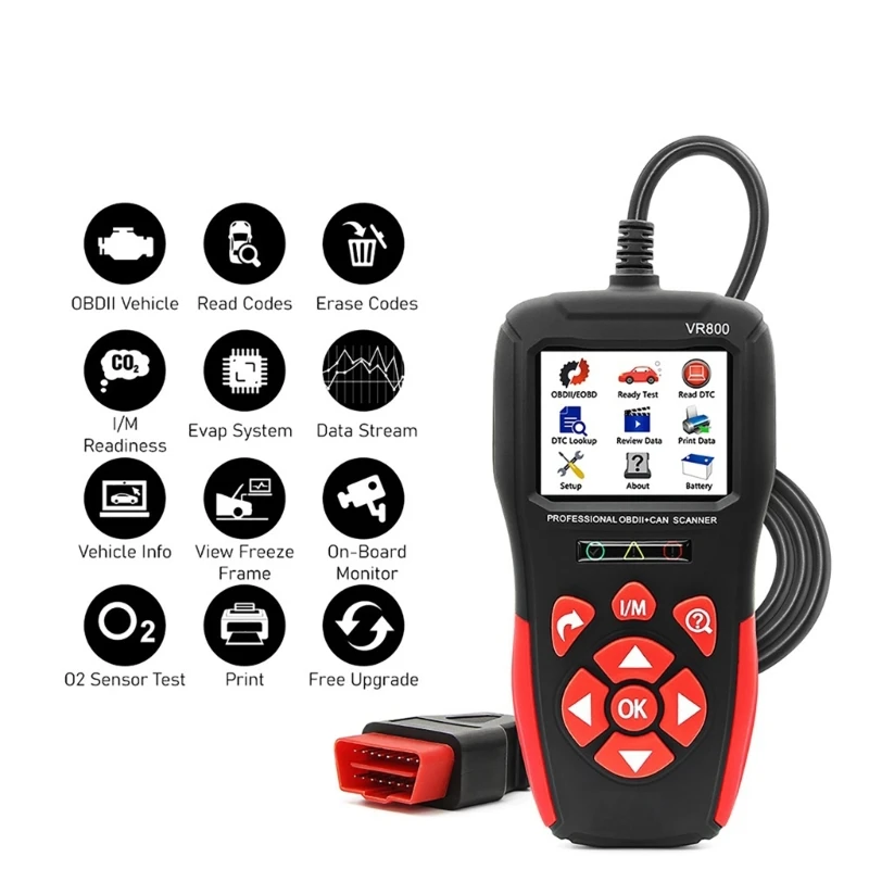 

Auto Scanner Tool OBD2 Scanner Auto Code Reader Universal Car Engine Fault Code Reader CAN Diagnostics Tool 40GF