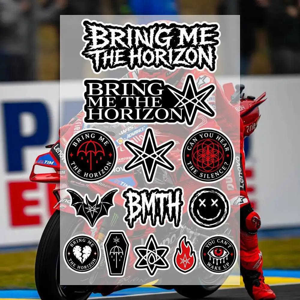 B-ring ME- thE- Horizon  Decal Set High Quality Printed and Cut Stickers Motorcycle Sticker