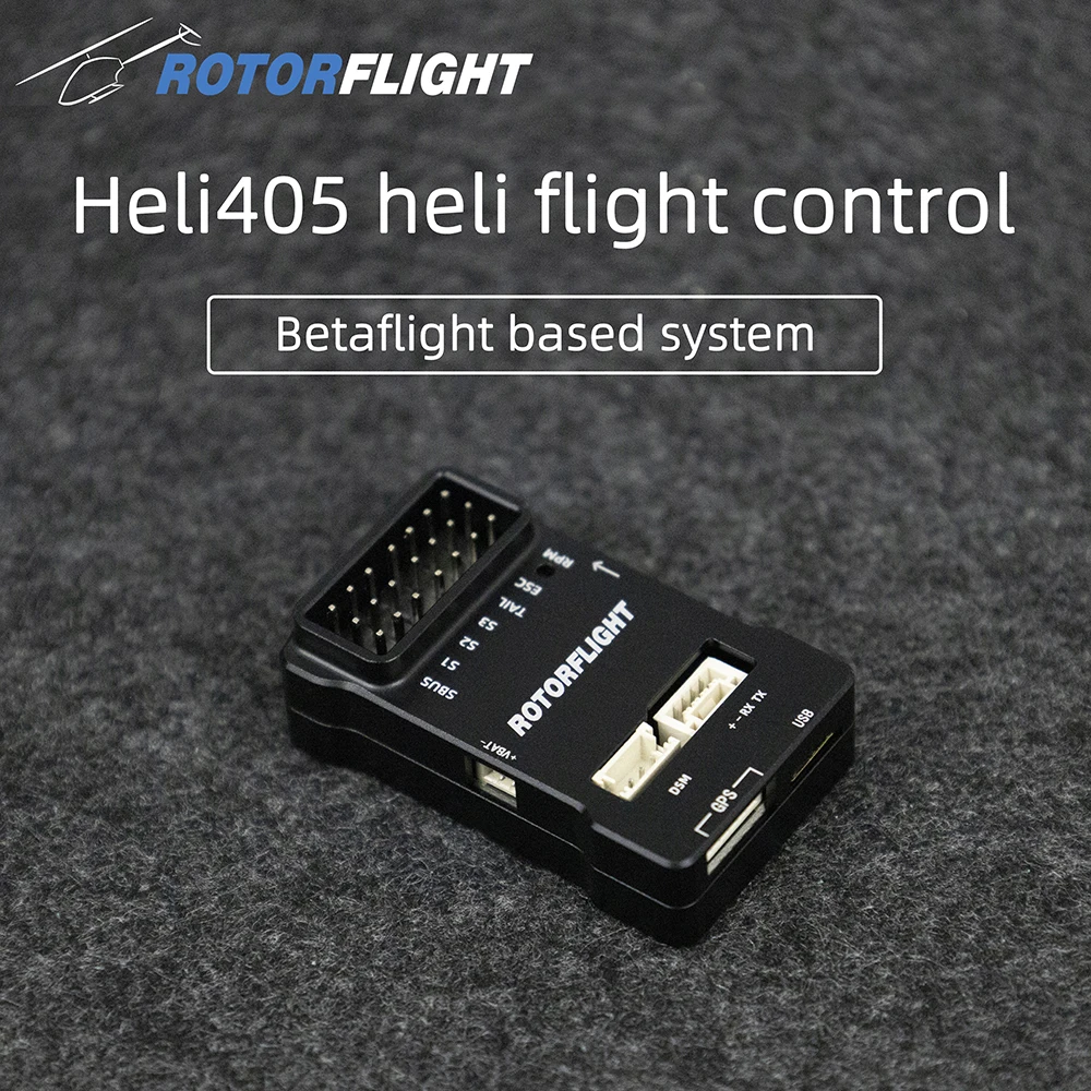 Flywing Rotorflight HELI 405 RF Helicopter 3D Flight Controller FBL Heli System Gyro Betaflight Support Receiver PPM Spektrum