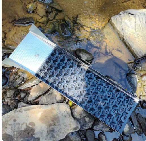 International Design Gold Washing Sluice Box Gold Recovery Sluice Mat Small Scale Mining Equipment Full Gold Mining Tools Set