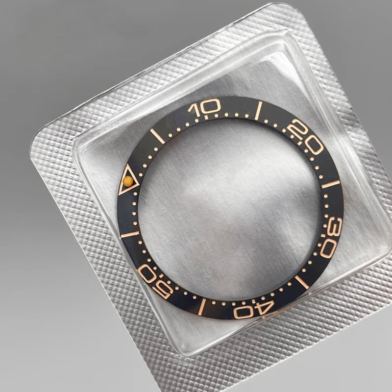 38mm*30mm Ceramic Bezel Mods Sloping Black/ Blue/Black Gray GMT Watch Insert For 40mm Watch Replace Watch Bezel Watchmaker Tools
