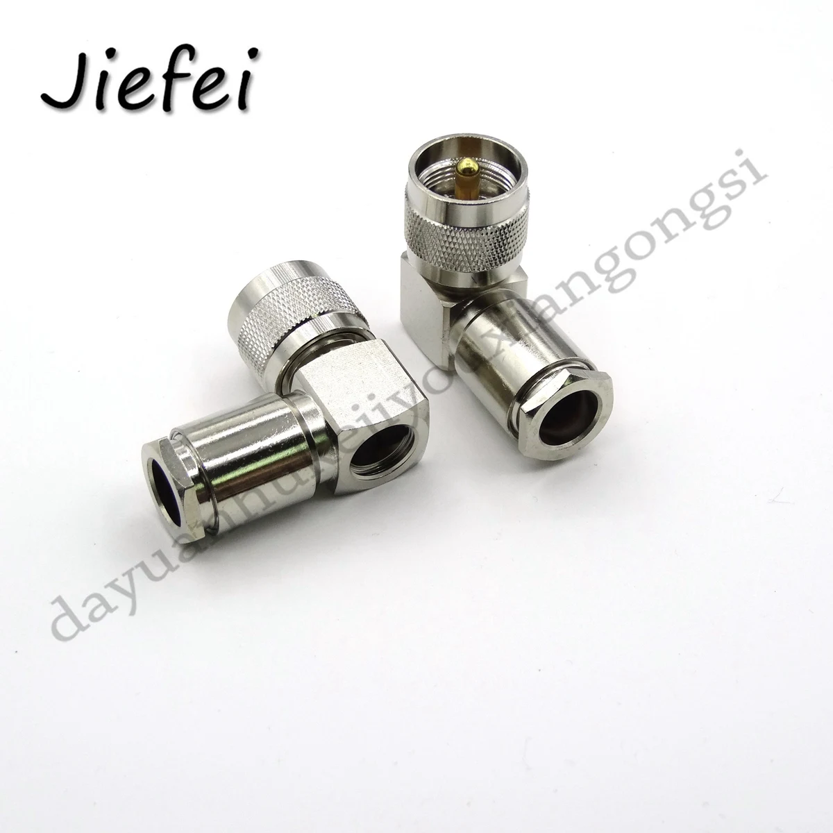 

UHF PL-259 PL259 Male PL259 Plug Connector Clamp RG8 LMR400 7D-FB RG213 Cable RF Coaxial Brass New Right angle Wire Terminals