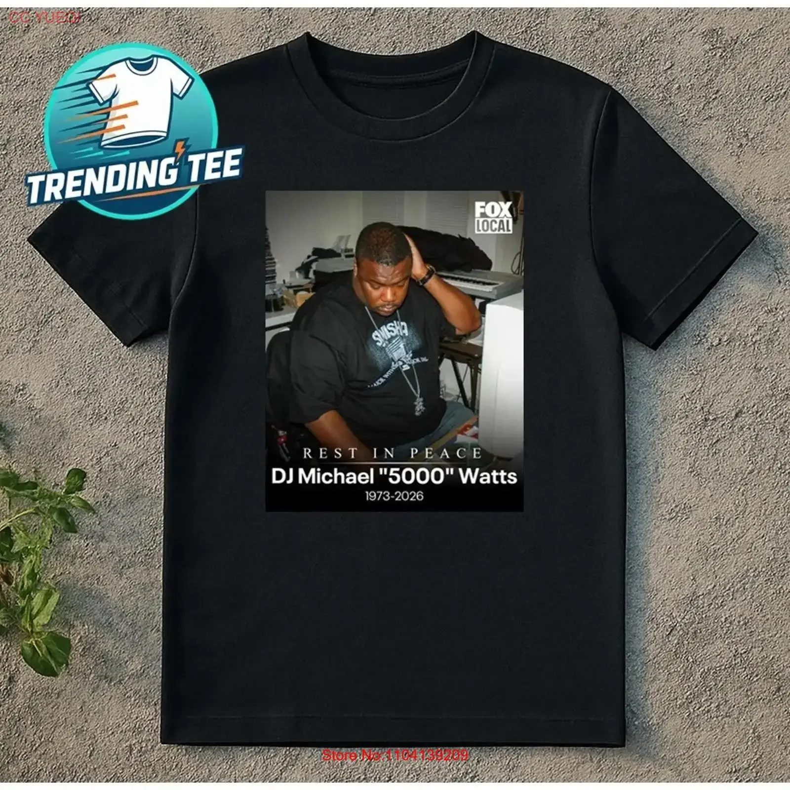 Rest In Peace Michael 5000 Watts 1976 2026 T Shirt YN6929 long or short sleeves vintage Washed Stretched graphic Breathable
