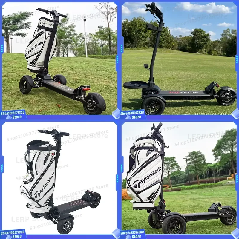 2025 New Design 48V Lithium Battery Mini Electric Golf Cart With Bluetooth Speaker Compact Size For Personal Use Modern Style